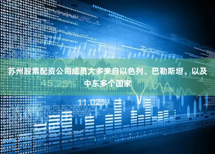 苏州股票配资公司成员大多来自以色列、巴勒斯坦、以及中东多个国家